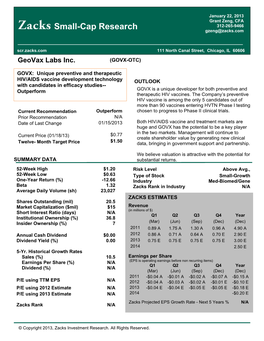 Small-Cap Research Gzeng@Zacks.Com