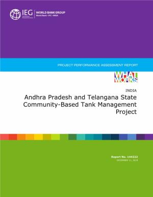 Andhra Pradesh and Telangana State Community-Based Tank Management Project