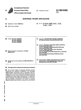 Peroxygen Bleach Activators and Bleaching Compositions