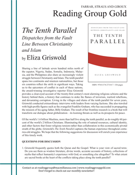 The Tenth Parallel Dispatches from the Fault Line Between Christianity and Islam by Eliza Griswold