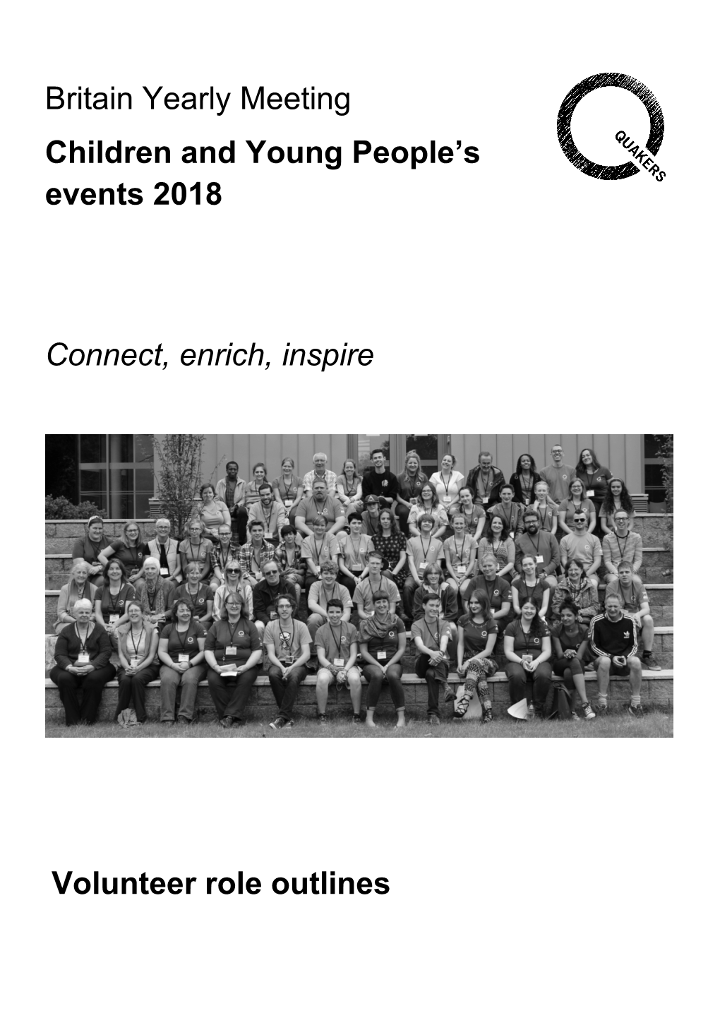 Britain Yearly Meeting Children and Young People's Events 2018