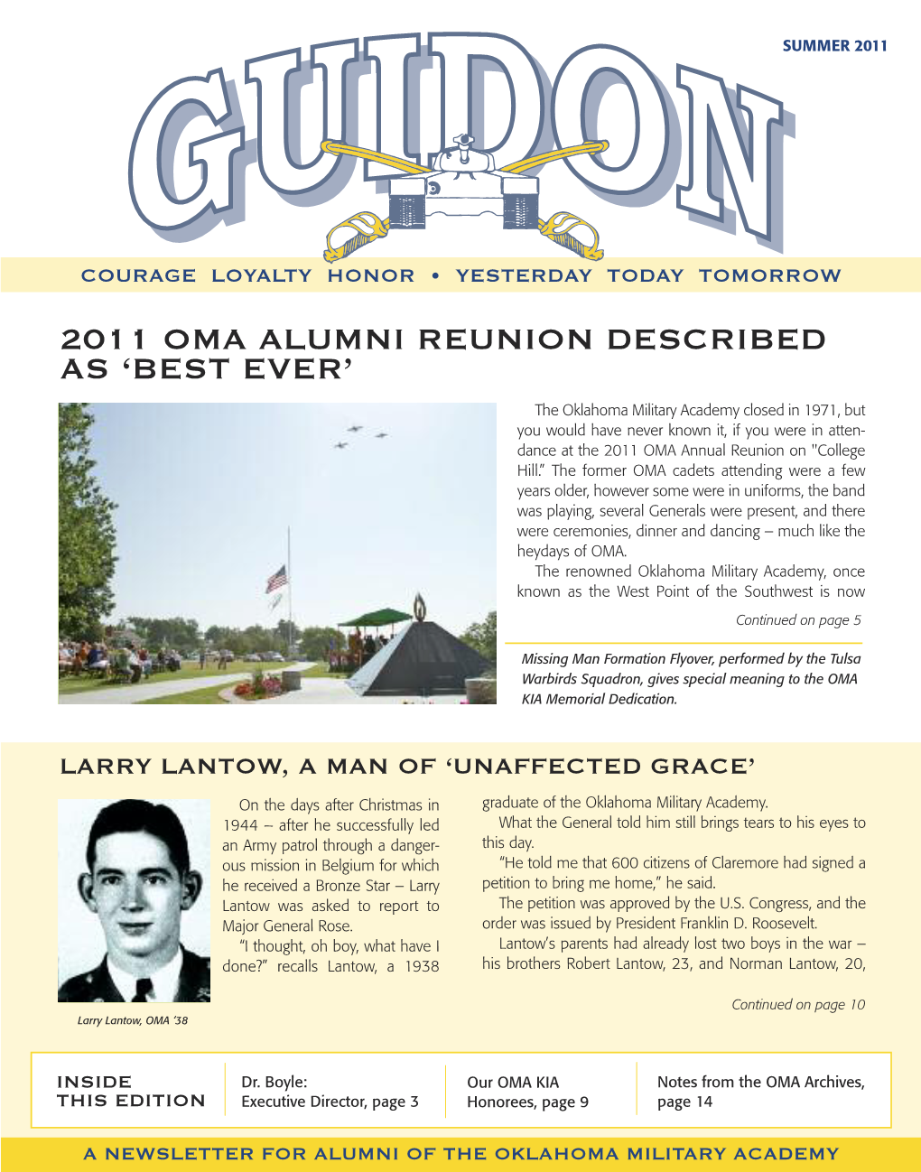 2011 OMA Alumni Reunion Described As ‘Best Ever’