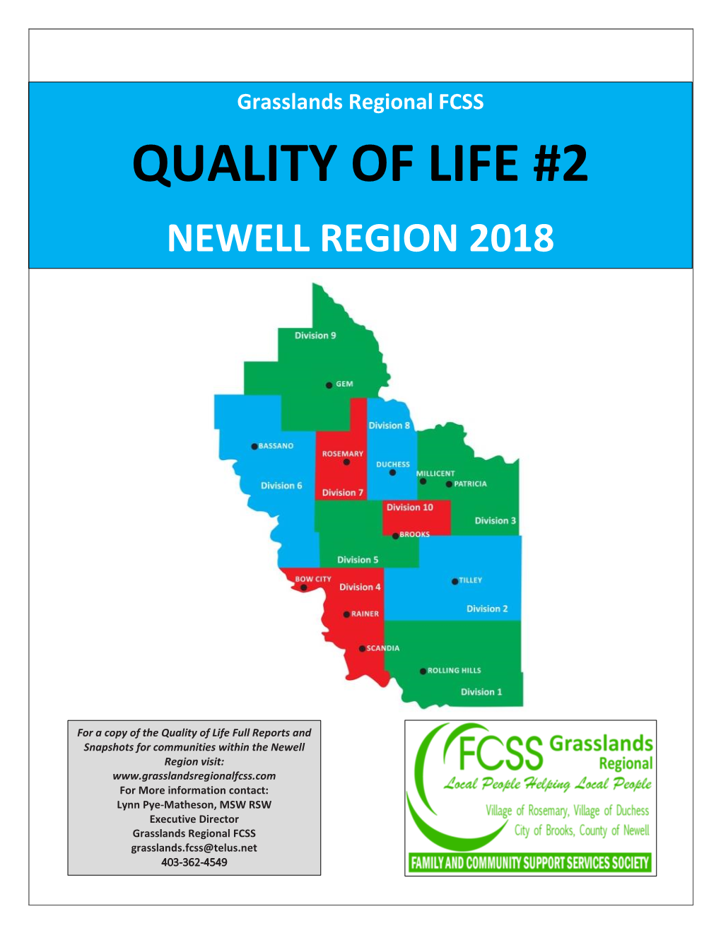 Newell Region 2018 Quality of Life Report