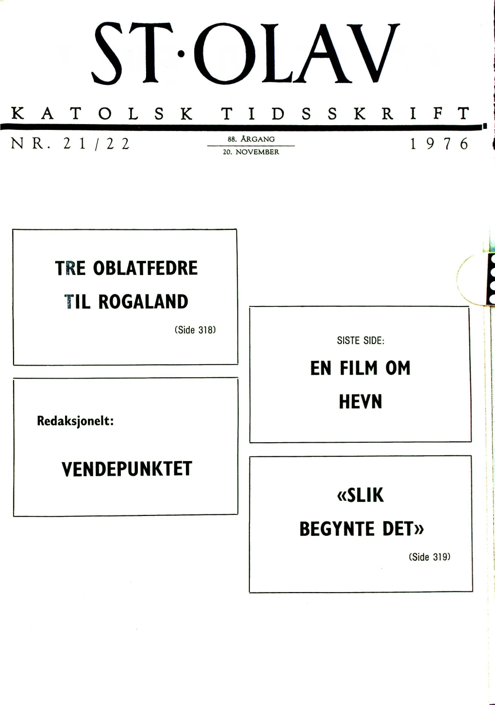 Tre Oblatfedre Til Rogaland En Film Om Hevn