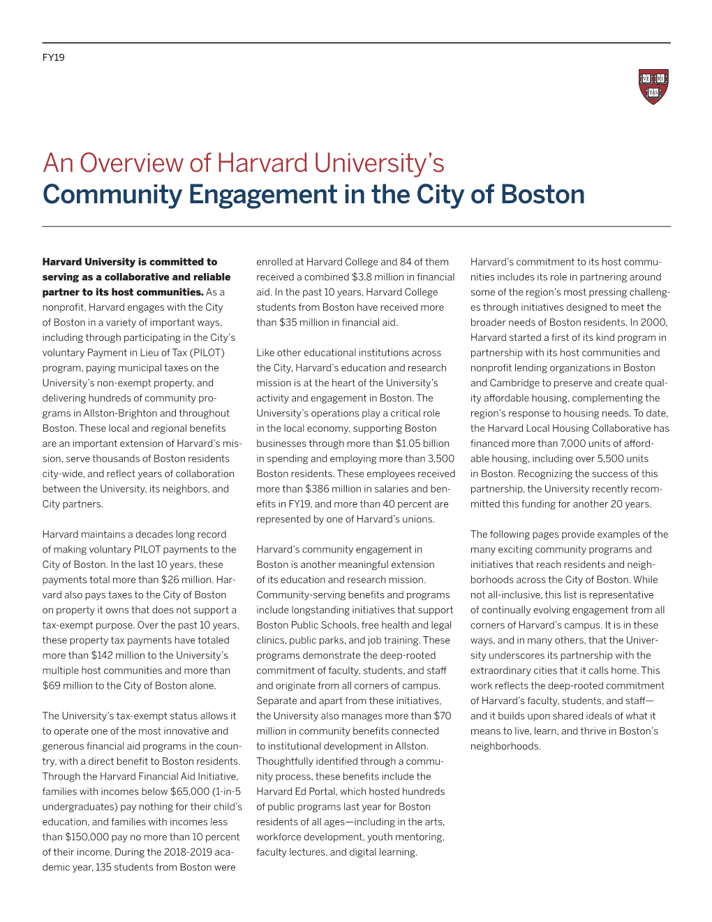 Community Engagement in the City of Boston