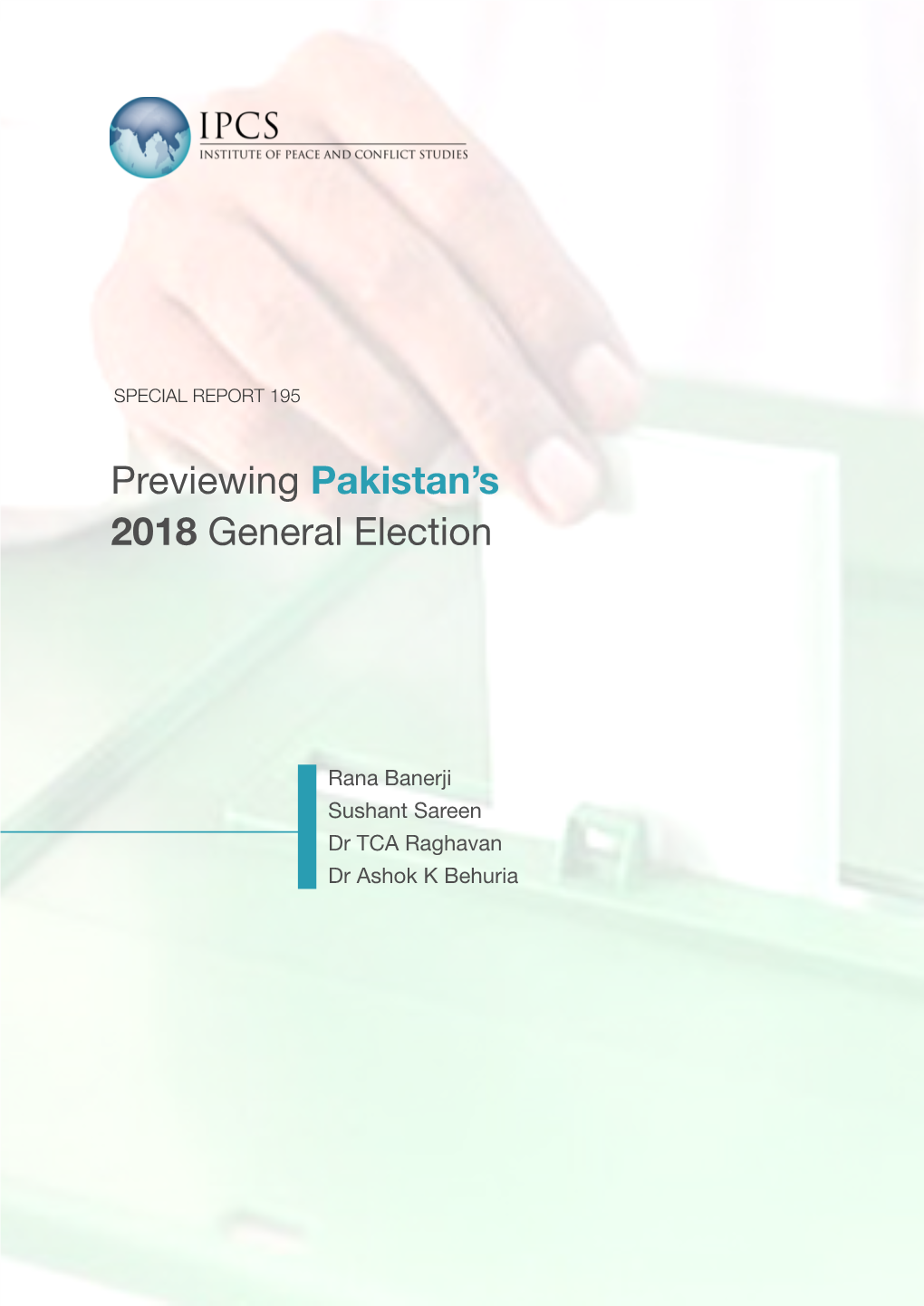 Previewing Pak 2018 Gen Elec SPECREP