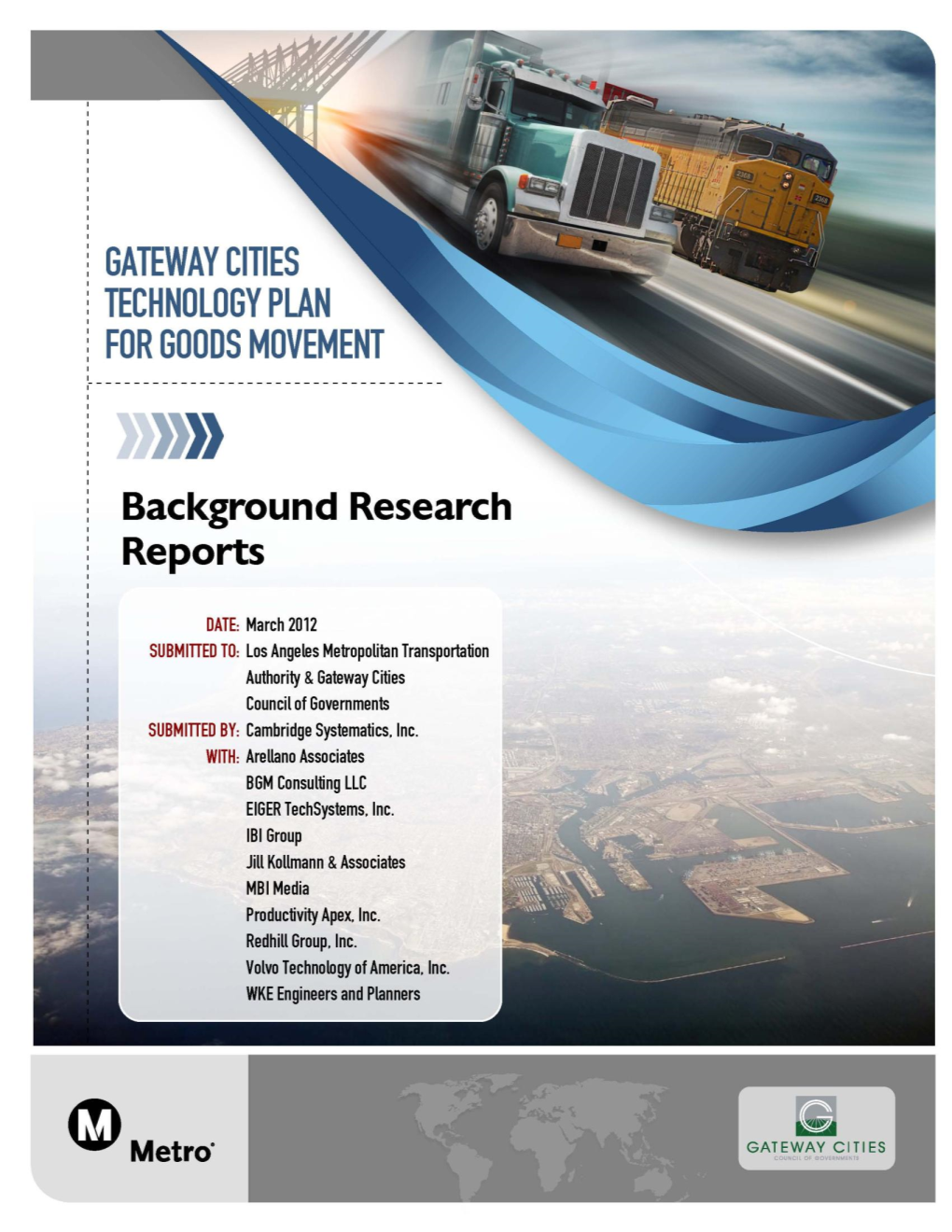 Gateway Cities Technology Plan for Goods Movement