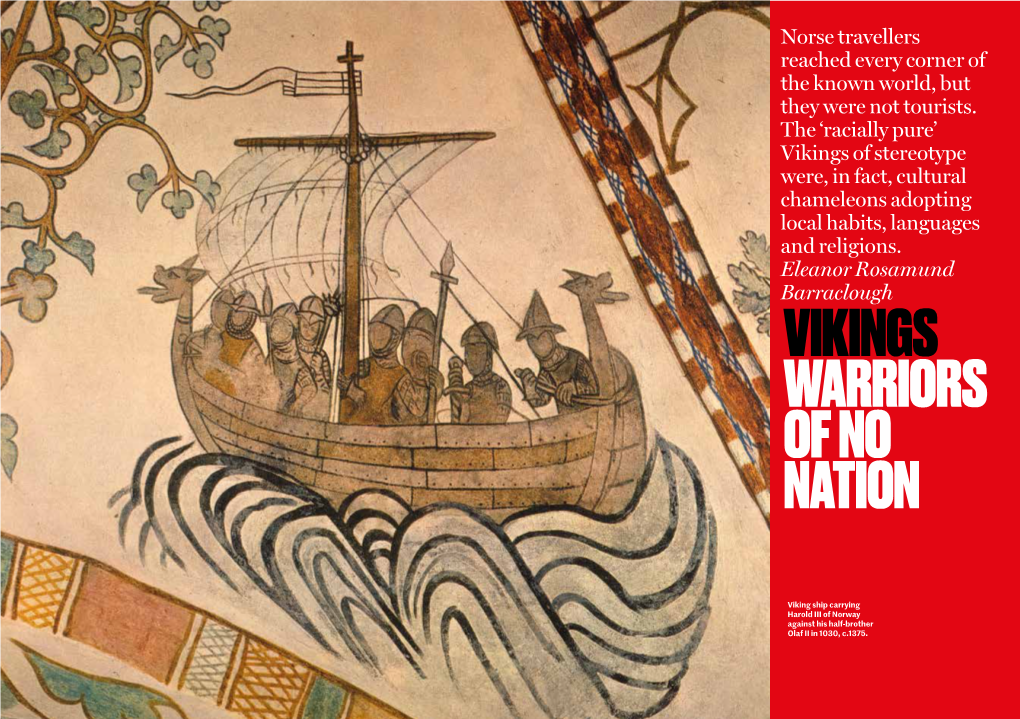 History Today Magazine, Vikings Warriors of No Nation