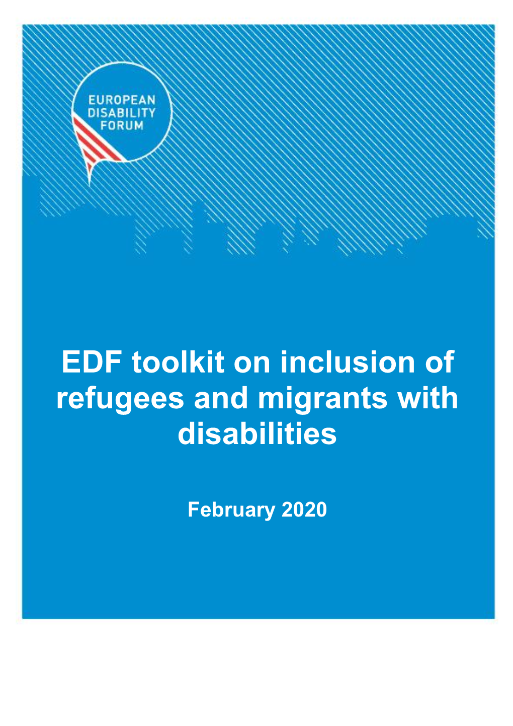 EDF Toolkit on Inclusion of Refugees With