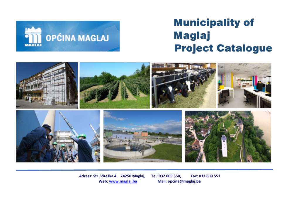 Municipality of Maglaj Project Catalogue
