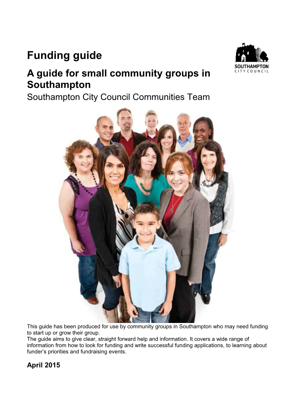 A Guide for Small Community Groups in Southampton