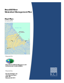 Broadkill River Watershed Management Plan
