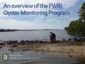 An Overview of the FWRI Oyster Monitoring Program