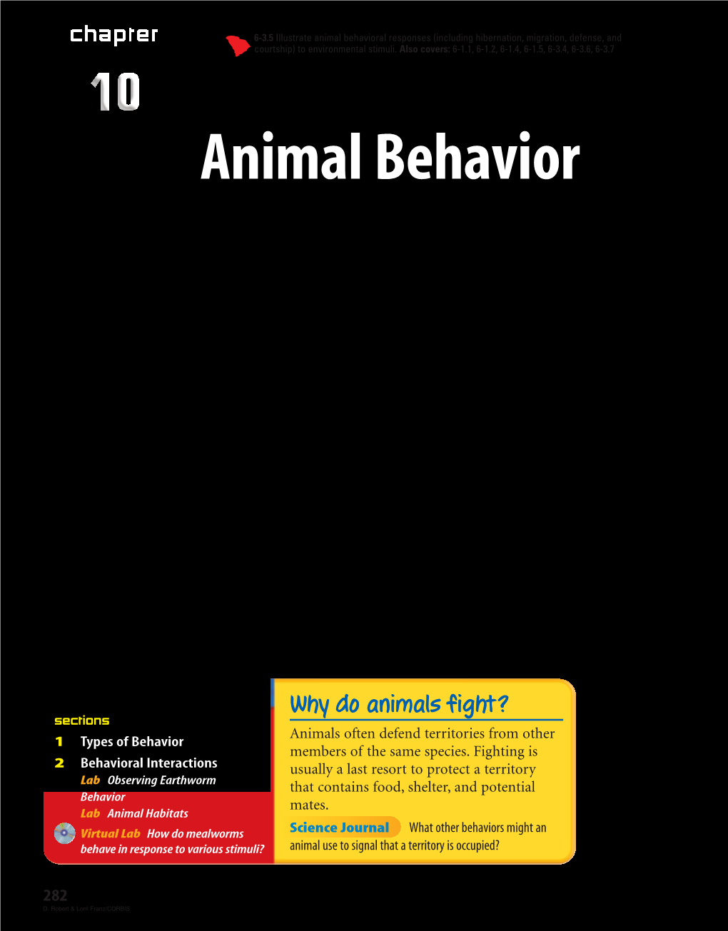 Animal Behavioral Responses (Including Hibernation, Migration, Defense, and Courtship) to Environmental Stimuli