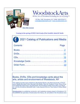2021 Catalog of Publications and Media