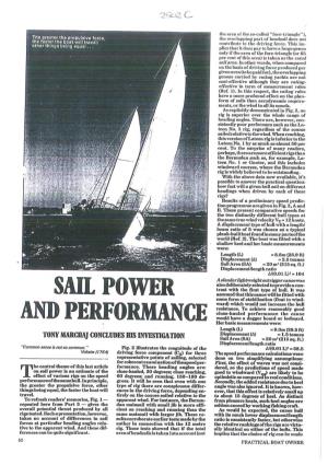 Sail Power and Performance