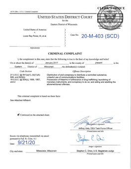 Download Perez Criminal Complaint W Affidavit 9.21.20