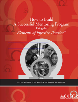 How to Build a Successful Mentoring Program Elements of Effective