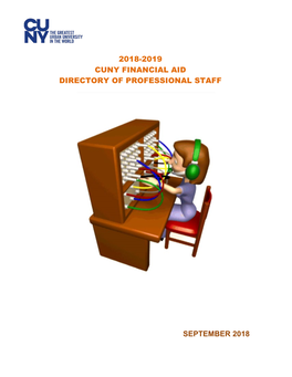 2018-2019 Cuny Financial Aid Directory of Professional Staff