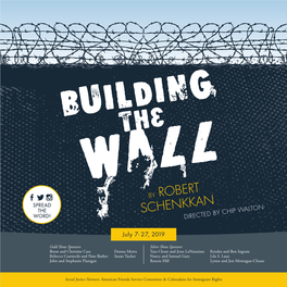 Click Here to See a PDF of the Building the Wall Playbill