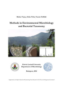 Methods in Environmental Microbiology and Bacterial Taxonomy
