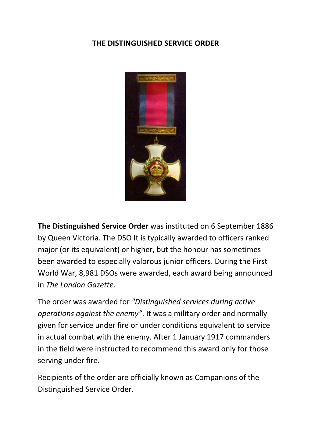 1914 Star Or the 1914–15 Star, and to Most of Those Who Were Awarded the British War Medal
