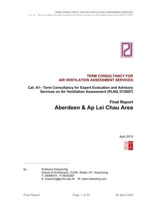 Aberdeen & Ap Lei Chau Area