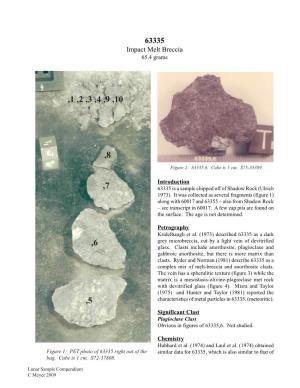 Lunar Sample Compendium, 63335.Pdf