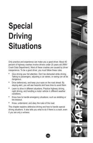 Special Driving Situations