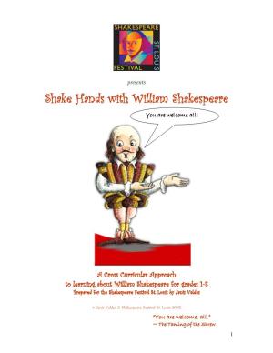 Shake Hands with William Shakespeare