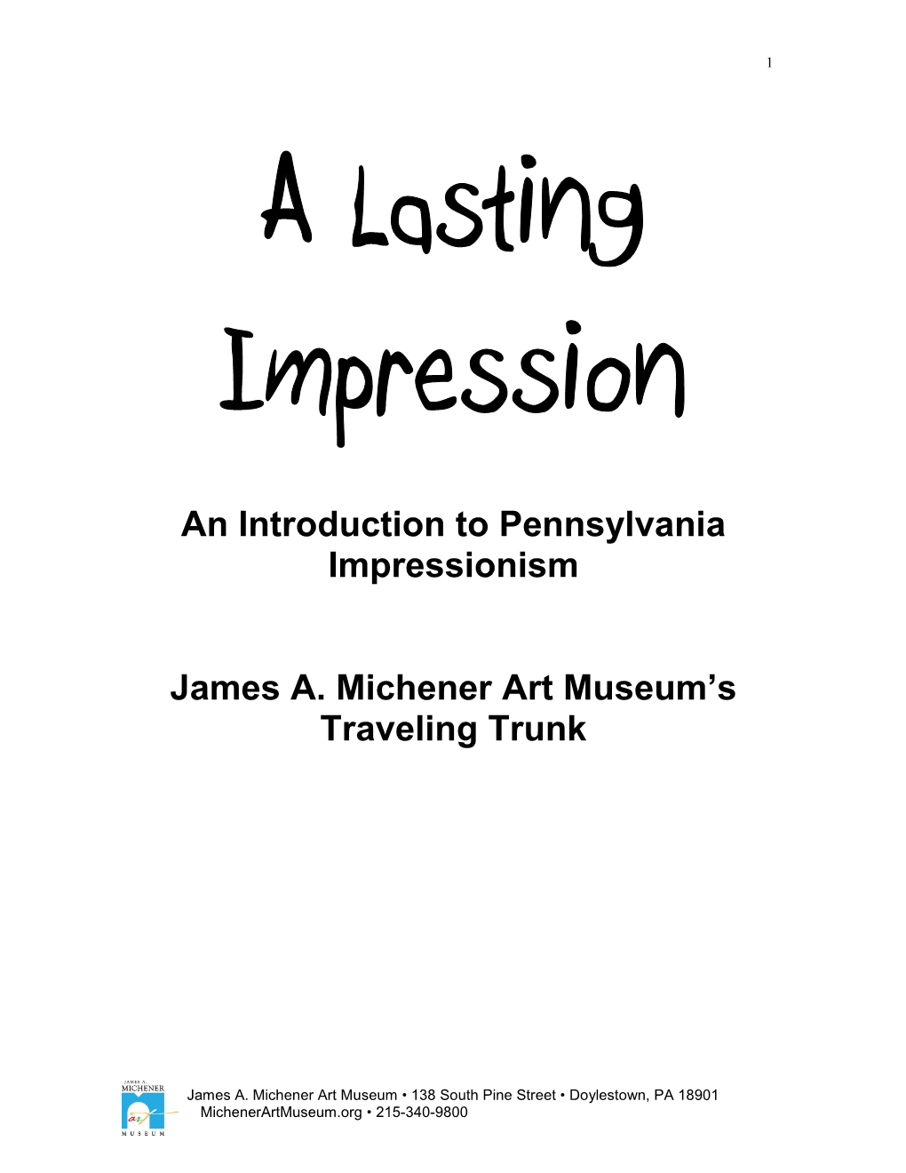 A Lasting Impression