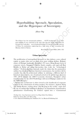 Spectacle, Speculation, and the Hyperspace of Sovereignty