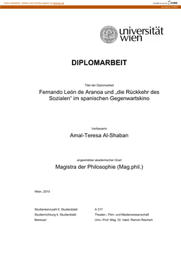 Diplomarbeit