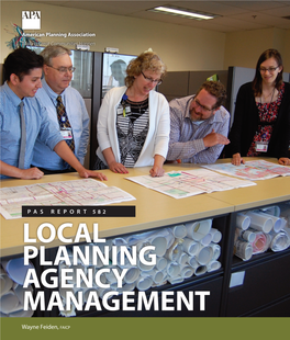 Local Planning Agency Management Management Agency Planning Local