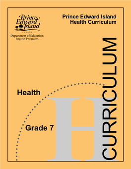 Grade 7 Health Curriculum