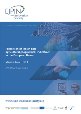 Protection of Indian Non-Agricultural Geographical Indications in the European Union