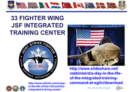 33 Fighter Wing Jsf Integrated Training Center