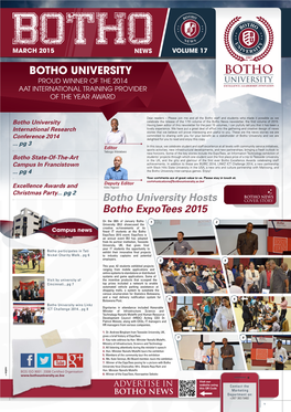 Botho University Gaborone Champions of Inter-Campus