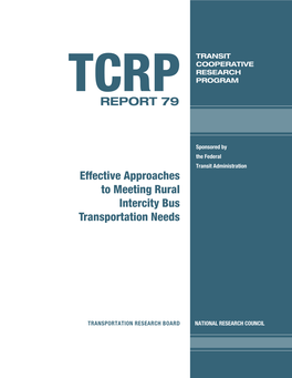 Tcrp Report 79