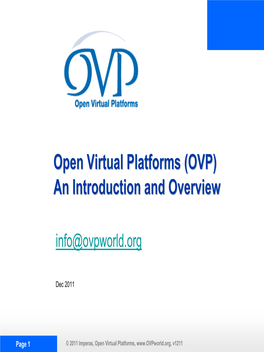 OVP Presentation