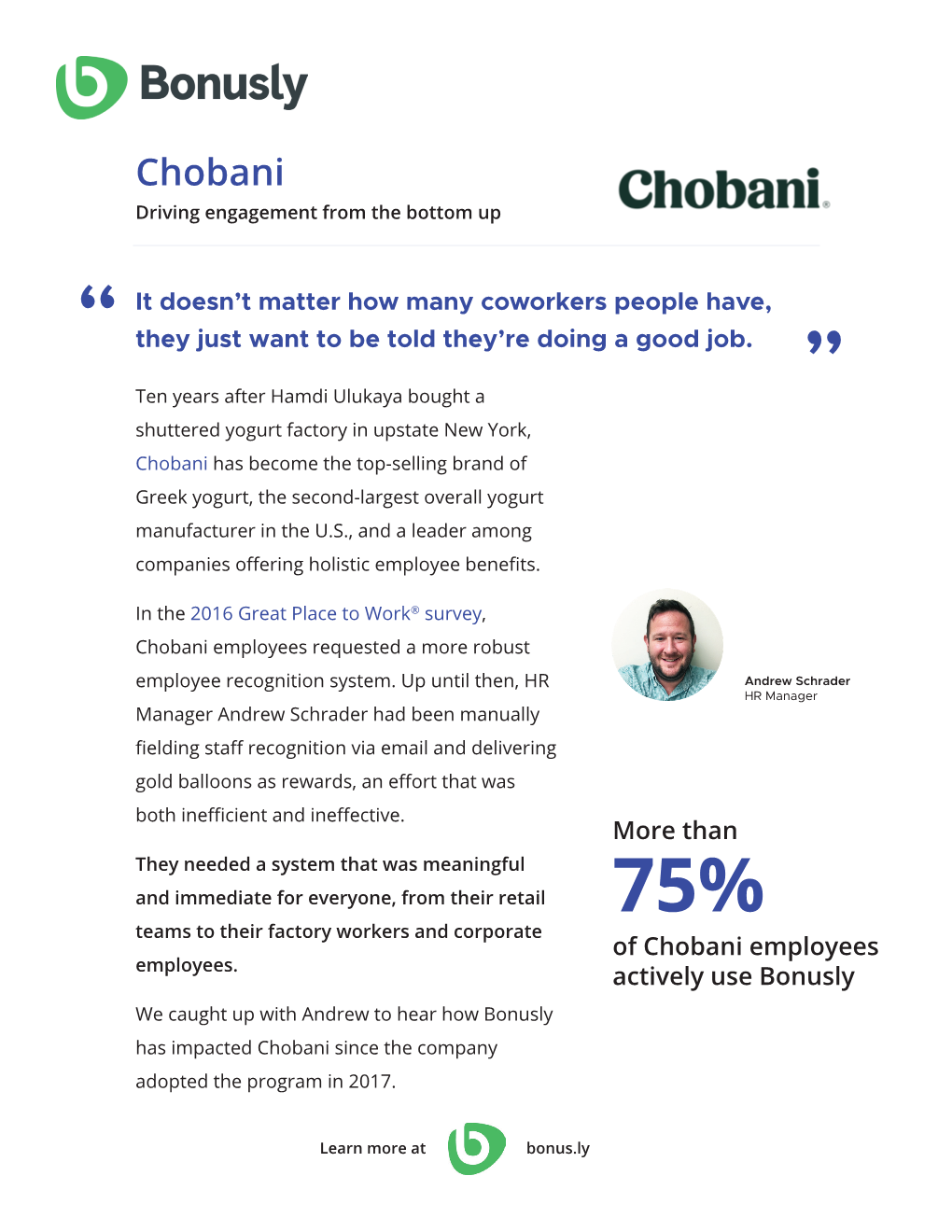 Chobani Driving Engagement from the Bottom Up