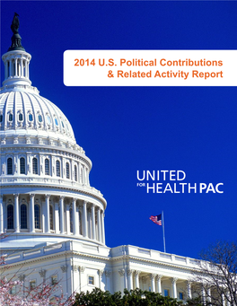 2014 US Political Contributions & Related Activity Report