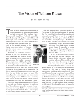 The Vision of William P. Lear