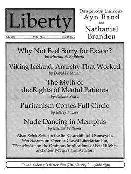 Liberty Magazine July 1989