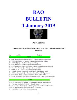 Bulletin 190101 (PDF)