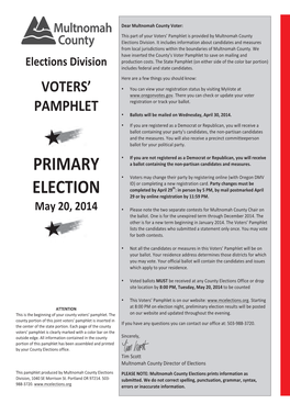 Voters Pamphlet