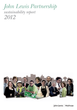 John Lewis Partnership 2012 Sustainability Report