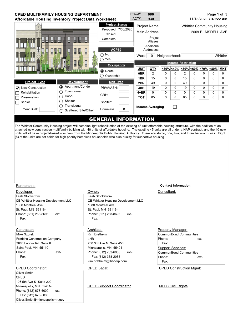 2020 AHTF Project Data Worksheet