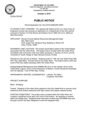 Public Notice with Attachments
