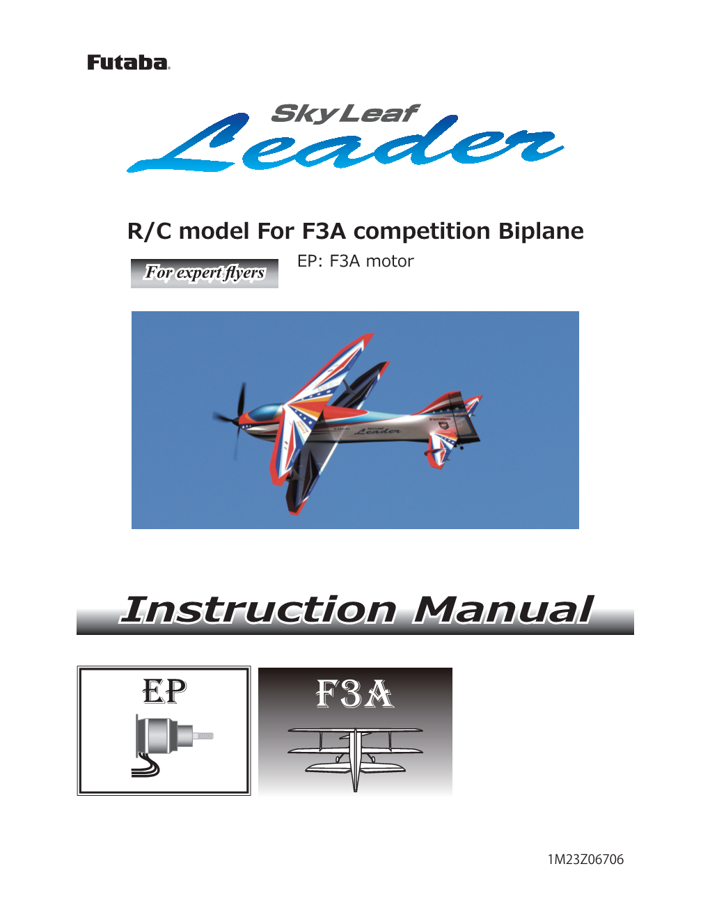 R/C Model for F3A Competition Biplane